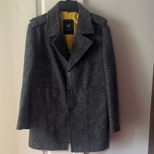 Manual and Frank Gray Wool Blend Coat. Fits xs-S